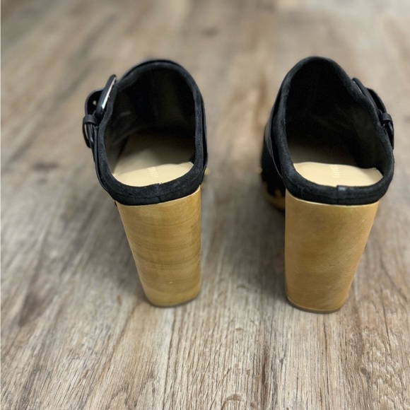 Veronica Beard • Dacey Black Suede Clogs - Picture 7 of 12